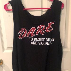 D.A.R.E cut off tee
